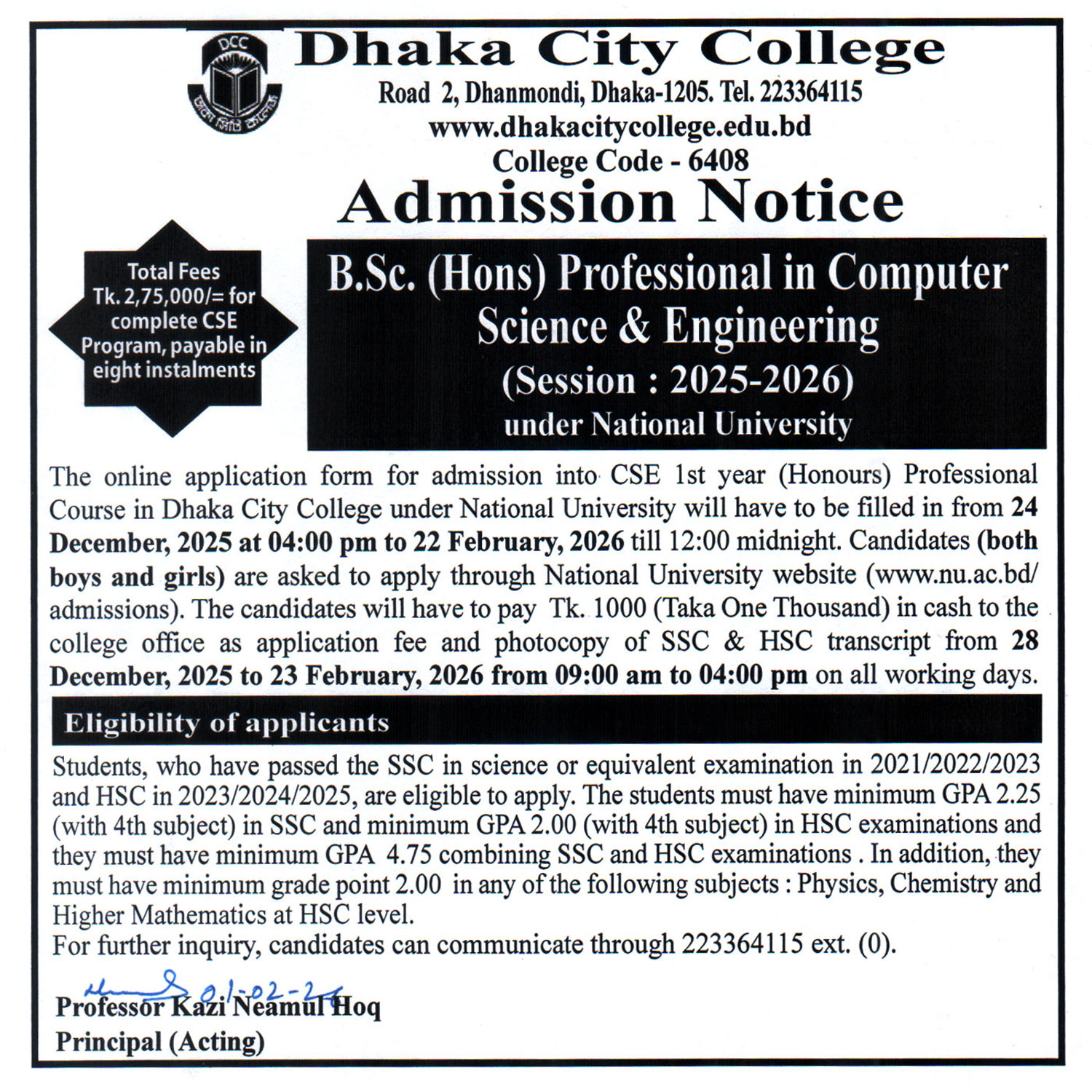 Notice