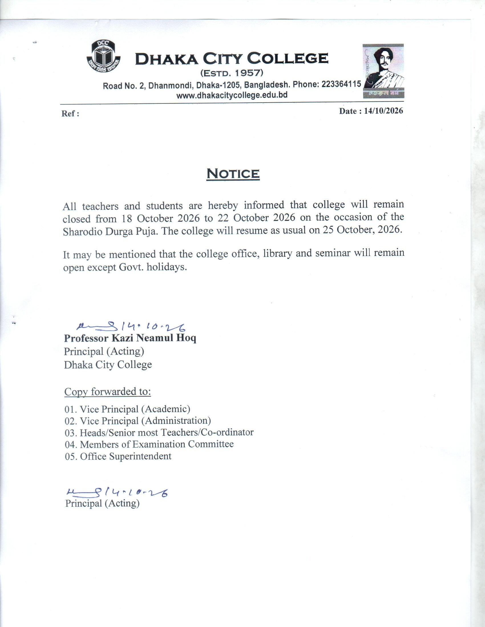 Notice