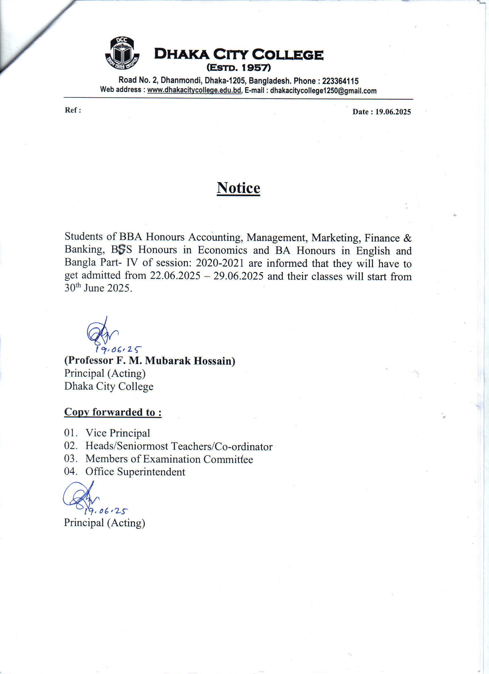 Notice