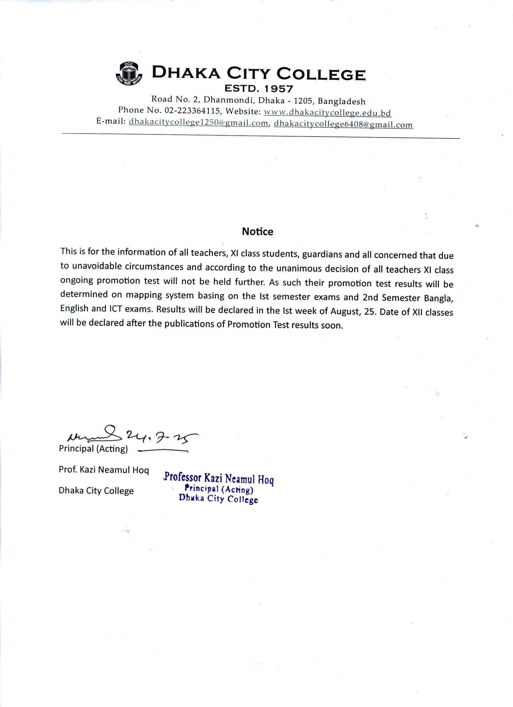 Notice
