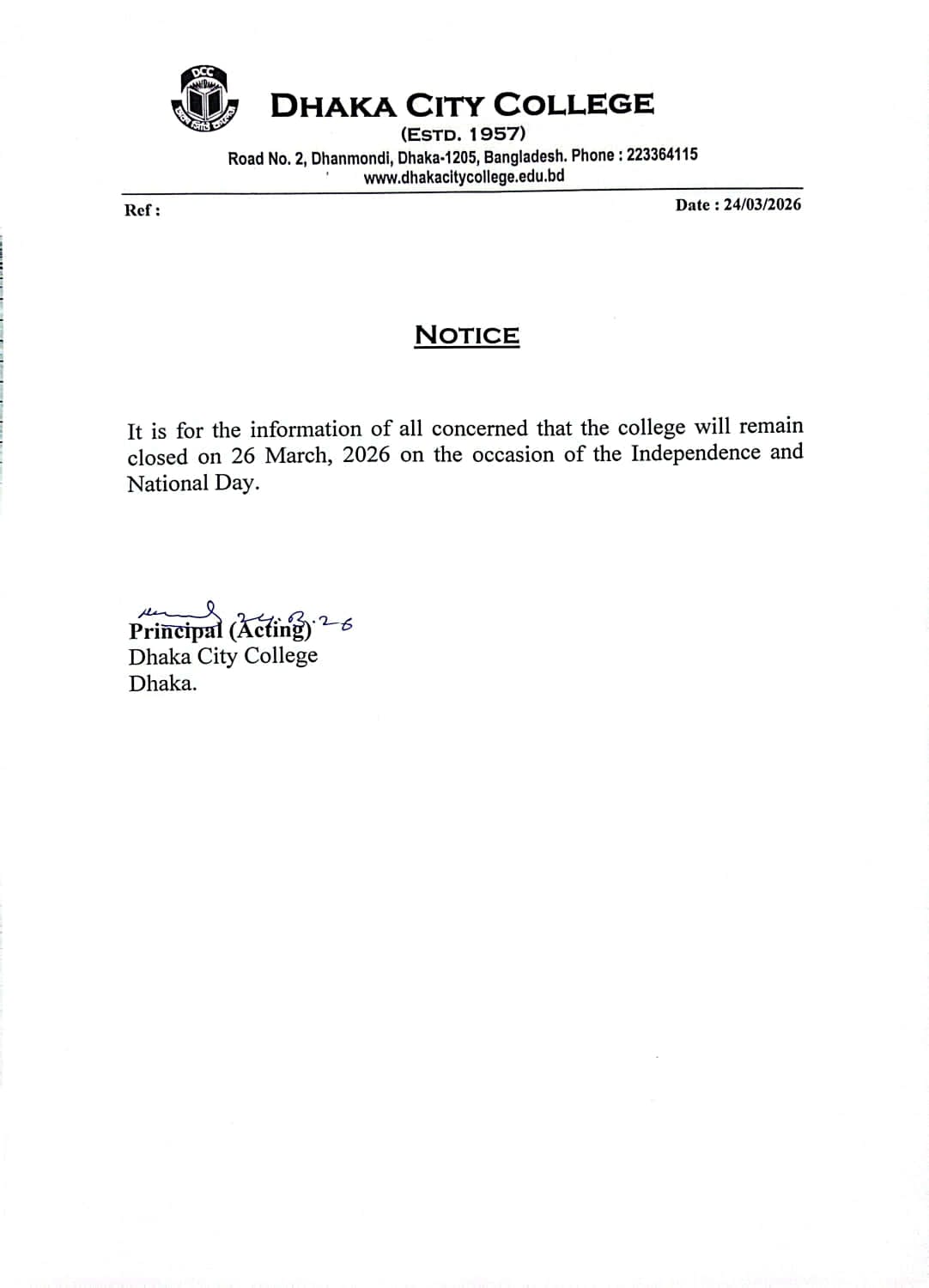 Notice