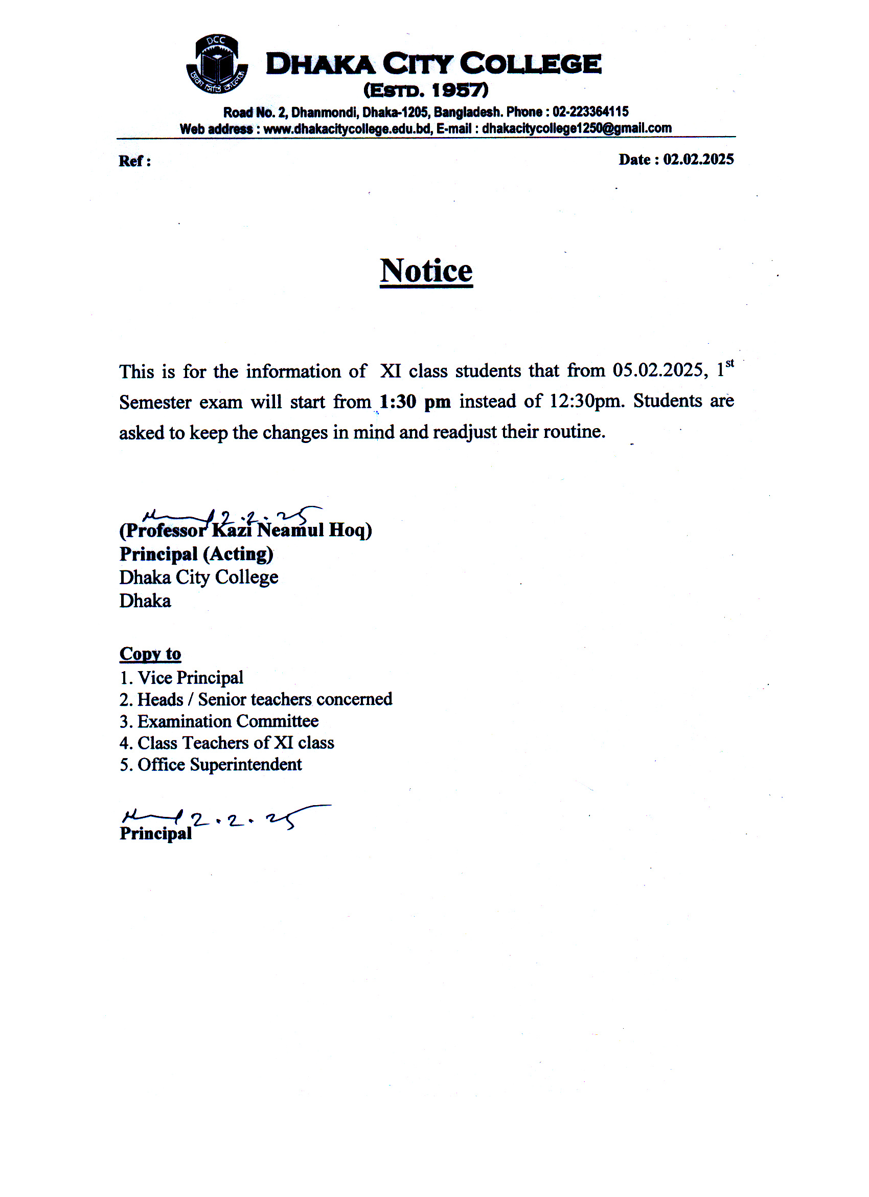 Notice